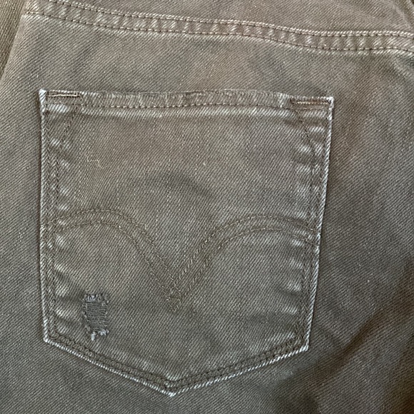 Y2K Levis Classic Black Hi Rise Skinny 632 Distressed Jeans - Picture 15 of 15